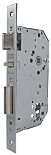 Tesa Assa Abloy 403060HN Cerradura De Embutir Para Puertas De Madera Sin Cilindro Niquelado Entrada 60 mm, Frente Cuadrado 4030
