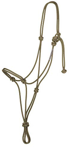 NRS Buck Brannaman Solid Color Halter Tan Horse