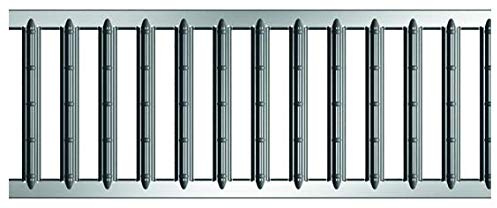 ACO Self® Stegrost Stahl verzinkt 500 mm - frostbeständig | geringes Gewicht bei hoher Festigkeit | schraublose Arretierung