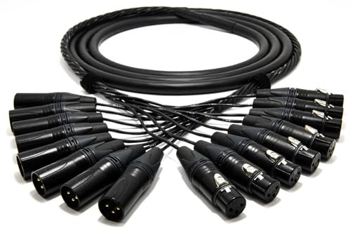 enoaudio Mogami 2932 8 Multicore analógico Cable Snake | Neutrik XLR macho – XLR hembra | HiFi - 10 m
