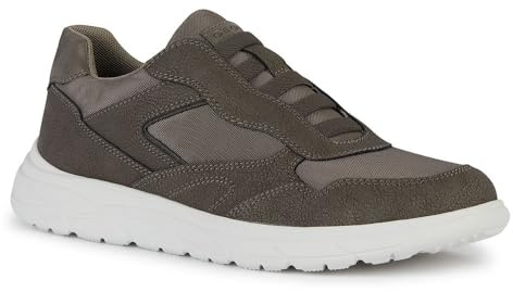 Geox Scarpe da Ginnastica da Uomo U Portello A, Grigio Tortora, 43 EU
