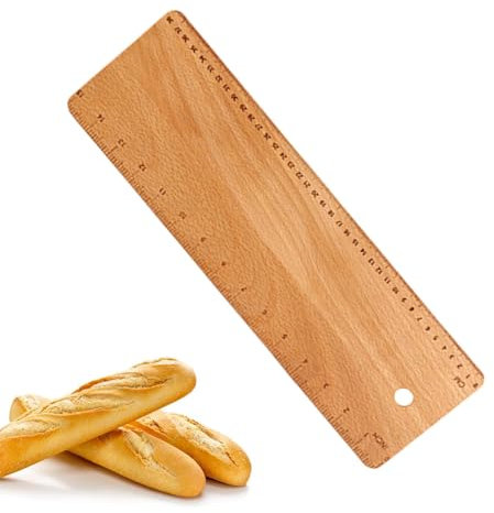 Tabla de voltear pan, sartén de madera para baguette, cáscara de transferencia de baguette, accesorios para hornear, madera maciza ligera para pan francés, galletas, pizza, pasteles, masa para