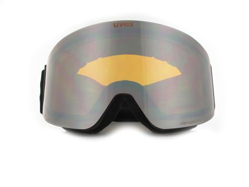 uvex provoqe FM, Skidglasögon unisex – vuxen, schwarz matt dl/silber-klar, one size