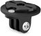 Halterung für Gopro Fahrradcomputer für Garmin Edge - Universal Adapter Combo für Gopro, Passend für Garmin Edge Halterung Fahrrad, Lochabstand 22-24mm, Fahrradcomputerhalterung, FahrradlichtHalterung