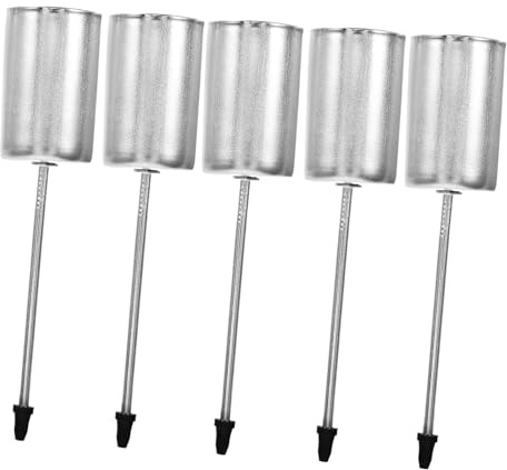 Balacoo 5 pièces Lot de Coupelles Bougeoirs avec Pointe Support Bougie pour Décoration de Noël Centre de Table et Clip pour Sapin Ambiance Chaleureuse