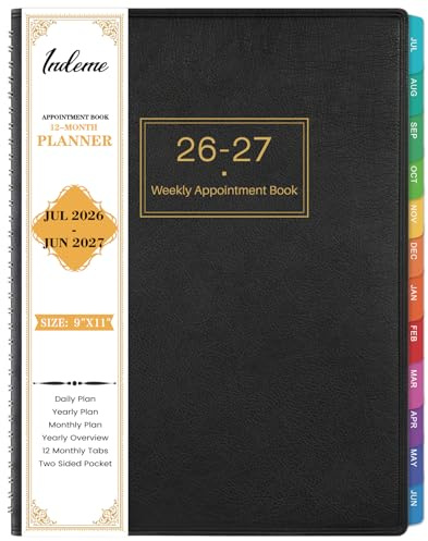 Appointment Diary 2026 2027, A4 Diary from Jul. 2026 to Jun. 2027