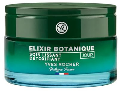 Yves Rocher ELIXIR BOTANIQUE - Reparierende Tagespflege - Anti-Pollution - Glättende Detox Tagespflege für strahlende Haut - 50ml
