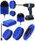 Birshe Brosse à Perceuse,Brosse de Nettoyage pour Perceuse 8PCS Brosse de Jante Voiture Brosse Nettoyage Perceuse Électrique Nettoyage de Roue pour Voiture,Camion,Bateau,Moto,Quad,motoneige