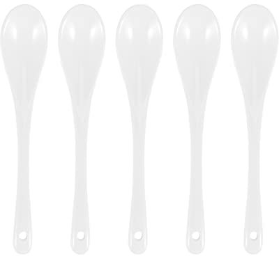 Rordigo Set of 5 Ceramic Spoon Teaspoon Spoon Jam Honey