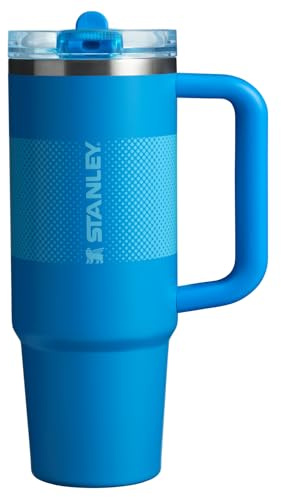 Stanley Quencher ProTour Tumbler with Flip Straw with Leakproof Lid 888g - Built in Straw and Handle - Cup Holder Compatible for Travel - Insulated Steel Tumbler