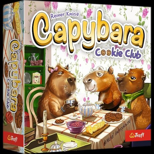 Trefl - Capybaras - Familienspiel, Strategie, Planung und logisches Denken, für Erwachsene und Kinder ab 8 Jahren