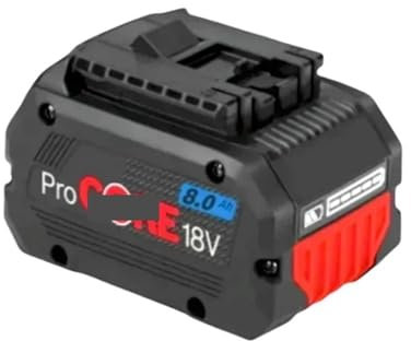 WVGFAUXA Batteria 18V 8.0Ah, Compatibile con Bosch, Batteria Ricaricabile, Adatta for Utensili BAT609 BAT618 GBA18V80 21700 Batteria Ad Alta Potenza 5C(1 Battery)