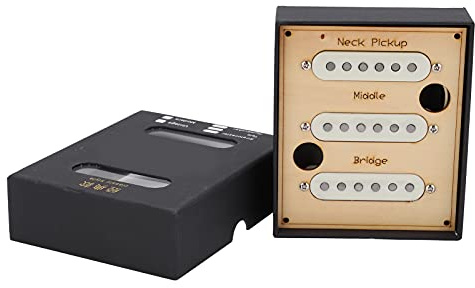 Ensemble de micros pour guitare électrique avec manche en métal et chevalet central