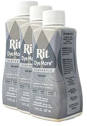 Rit Dye Liquid Synthetic 236ml Frost Grey 3er Pack
