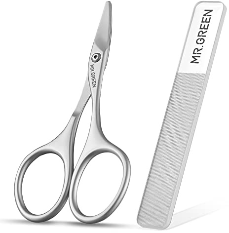MR.GREEN Professionelles Baby-Nagelknipser, Edelstahl, Nagelknipser-Set, praktisches Nagelpflegewerkzeug für Neugeborene (Nagelschere + Glasfeile)