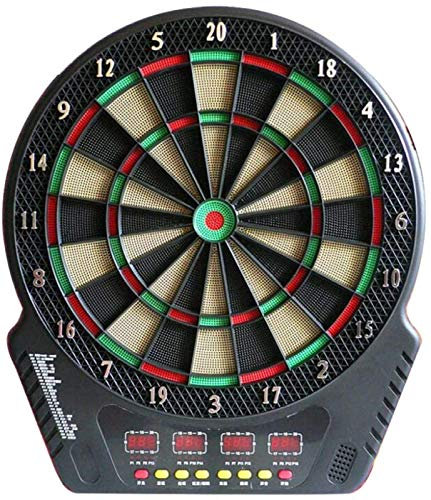Elektronisk darttavla yrke, darttavla med LED-display 27 spel och 243 varianter Unisex's Target Safety Dart, Black (svart)