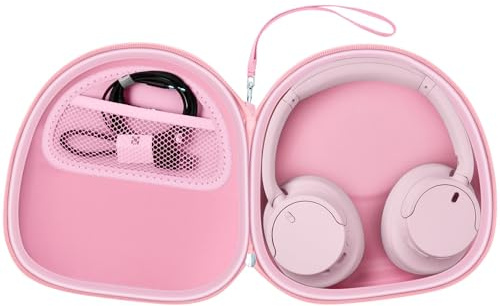PAIYULE Case Compatible with Sony WH-CH720N WH-CH520 WH-1000XM4 Noise Canceling Wireless Headphones Bluetooth Over The Ear Headset, Carrying Storage for JBL Tune 720BT 510BT (Box Only) (Pink)