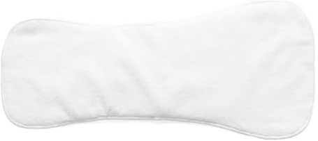 Healifty 4 Layer Diaper Inserts Pocket Nappy Insert Adjustable Liners Diaper Booster Pads for Adult (White)
