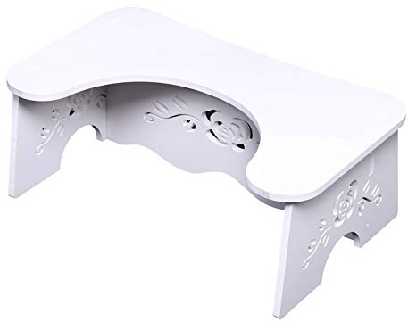 TFCFL Toalettpall badrum WC pall potty pall för att förhindra hemorrojder förstoppning irriterad uppblåsthet buk toalettpall, halkfri stegpall, 47 x 27,5 x 17,5 cm
