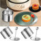 3 Set Anelli da Dessert - Set di Coppapasta Tagliapasta Anello con Coperchio - Coppa Pasta Rotondo Anelli Stampo | Adatto A Torte Insalate Mousse al Cioccolato Tiramisù