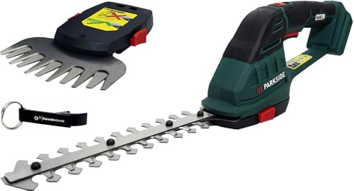 HEADNMORE® Bundle - Parkside® 20V 2in1 Akku Grasschere PAGS 20-Li +Schlüsselanhänger (ohne Akku)
