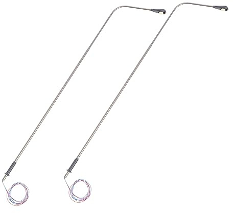 YARNOW 2pezzi Lampada Mini in Metallo Lampada Ornamentale Per Giocattolo Educativo Lampione Decorativo Mini Da
