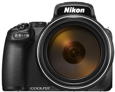Nikon COOLPIX P1100 Superzoom Digital Camera | 125x Optical Zoom with Image Stabilization 16 MP 4K Ultra HD Video Wi-Fi Connectivity RAW Format (Black) (Renewed)