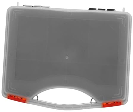 Gatuida Caja Herramientas Organizadora Plástica Portátil Almacenamiento Tornillos Divisores