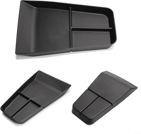 EffiFish Car Centre Console Storage Box， For BYD Seal U EV DM-i 2023-2025, Armrest Organiser Tray, Non-Slip TPE Material, Tool-Free Install