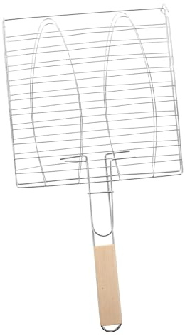 TOYANDONA Cesta Para Parrilla De Pescado y Verduras Para Camping Rejilla Resistente y Ligera Diseño Portátil y Fácil De Usar Para Barbacoas Al Aire