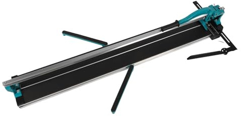 MasYosh 1200mm Manual Tile Cutter, Low Noise Dust Free Ceramic Tile Cutting Machine with Replaceable Tungsten Carbide Wheel, for Professional and Beginner Tile Installers