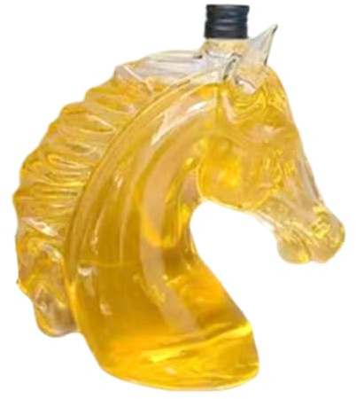 Caraffa – 6.299 pollici, elegante decanter per whisky, elegante accessorio da bar per liquori, bottiglia trasparente da 350 ml, per servire whisky, vino cognac vodka per bar di casa