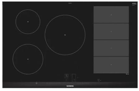 Siemens EX875LVC1E iQ700 - Piano cottura a induzione, 81,2 cm, varioInduzione, PowerBoost, bratSensor Plus, vetroceramica