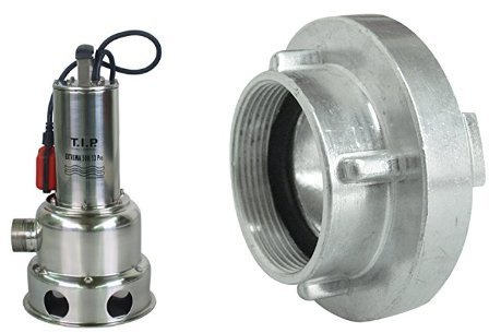 T.I.P. Schmutzwasser Tauchpumpe Edelstahl Extrema 500/13 Pro + C-Storz-Kupplung