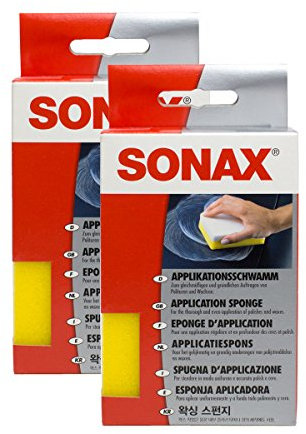 SONAX 2X 04173000 ApplikationsSchwamm Politur Wachs 1 Stück