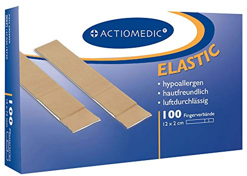 Actiomedic® ELASTIC Fingerverband Hautfarben 12 x 2 cm