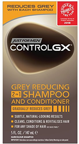 Champú y Acondicionador 2 en 1 Just For Men Control GX para reducción de canas (147 ml)