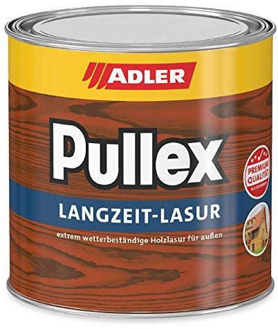 ADLER Pullex Langzeitlasur Eiche 5 L - Holzlasur aussen - Universell einsetzbare Lasur für Holz außen - Perfekter UV-, Wetter und Holzschutz, lange Haltbarkeit