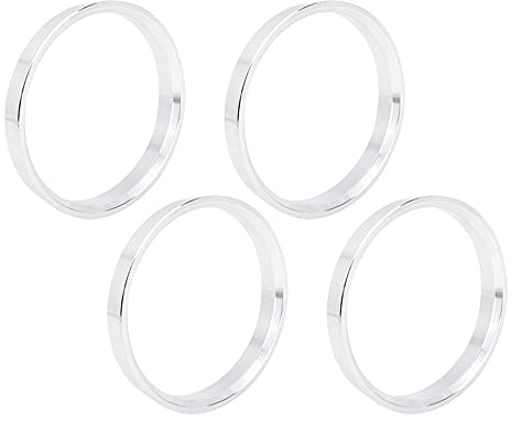 X AUTOHAUX 4Pcs Bague De Centrage 73.1 À 67.1mm en Alliage D'Aluminium | Diamètre Intérieur 67.1mm, Diamètre Extérieur 73.1mm, Profondeur 10mm, Élimine Les Vibrations, Assure Un Ajustement Précis