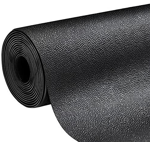 Floordirekt Gummiläufer mit Orange-Peer Struktur - Gummimatte 3mm Stärke - Antirutschmatte GW3006 - Gummi Meterware Bodenbelag universell einsetzbar - Rutschhemmend, dämpfend & dämmend (100 x 50 cm)