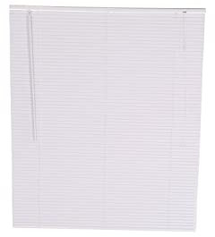 Oypla 120 x 150cm PVC White Home Office Venetian Window Blinds with Fixings