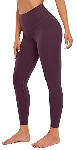 CRZ YOGA Butterluxe Yoga Leggings 25 - High Waisted Buttery Soft Womens Workout Lounge Pants Deep Purple Small