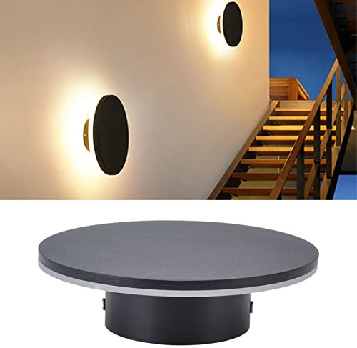 Uadme 12W LED da incasso a parete a soffitto rotonda circolare paratia per interni lampada da parete a LED moderna lampada da parete uso esterno per corridoio da giardino parete del corridoio