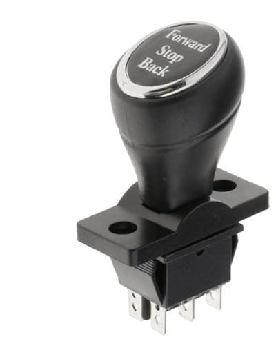 MagiDeal 4x 6 Poliger 3 Positionen Joystick Schalter, Ersatz Auto Putter Schalter, Schubstange X1, mit Fester Platte
