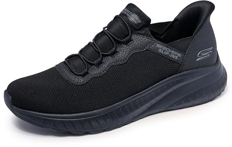 Skechers Slip-Ins: BOBS Sport Squad Chaos 118300-BBK, Men Sneakers, Black, 45 EU