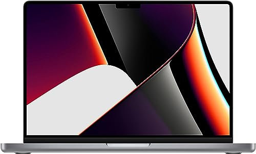 2021 Apple MacBook Pro avec Apple M1 Chip (16 Pouces, 16GB RAM, 512GB SSD) (QWERTZ German) Gris Sidéral (Reconditionné)