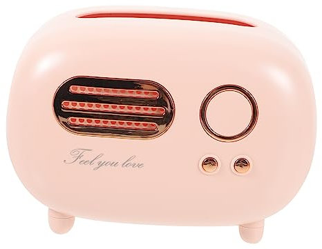 Zerodeko Retro Tv Tissue Box Storage Case Napkin Case Paper Container Easy Install Wall Mount Paper Towel Holder