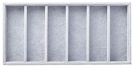 Gokoti 1 Caja de ExhibicióN de Gafas con 6 Ranuras, Caja de ClasificacióN Organizadora de Gafas, Bandeja Organizadora de Joyas para ExhibicióN de Gafas, A