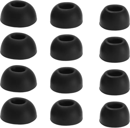 SG Store 6 Pares de Almohadillas para Los Oídos Auriculares de Silicona Compatible con JBL Tune 230NC TWS T230NC Puntas de Repuesto para Auriculares Pequeñas/Medianas/Grandes 3 Tamaños Negro