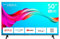 DYON Smart 50 VX - 50 Zoll (126 cm) 4K UHD Smart TV mit HD Triple Tuner (DVB-C/-S2/-T2), App Store, Prime Video, Netflix, YouTube, DAZN, Disney+, Hotelmodus